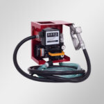 12V diesel fuel transfer pump with hose, nozzle & flow meter