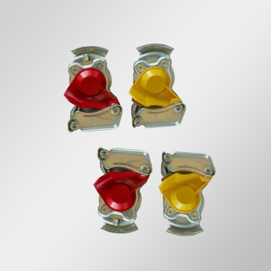 Pack mains d'accouplement rouge Main de ressort suspension camion – fixation lame de ressort – Image 1