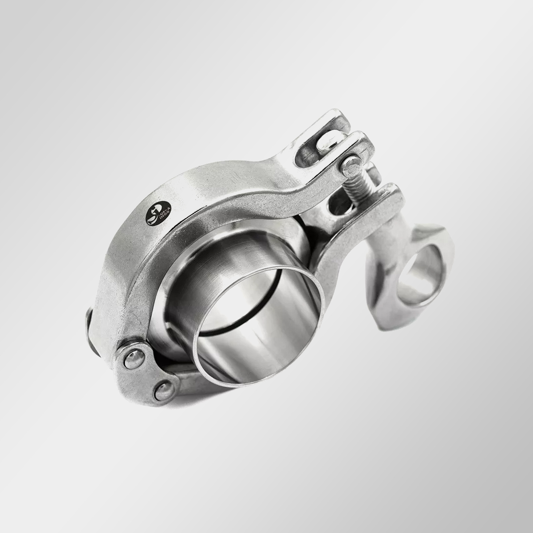 Raccord clamp ISO complet lg 21.5 mm - RA inf 0.8µ - 316 Raccord clamp ISO complet inox 316L – Image 1