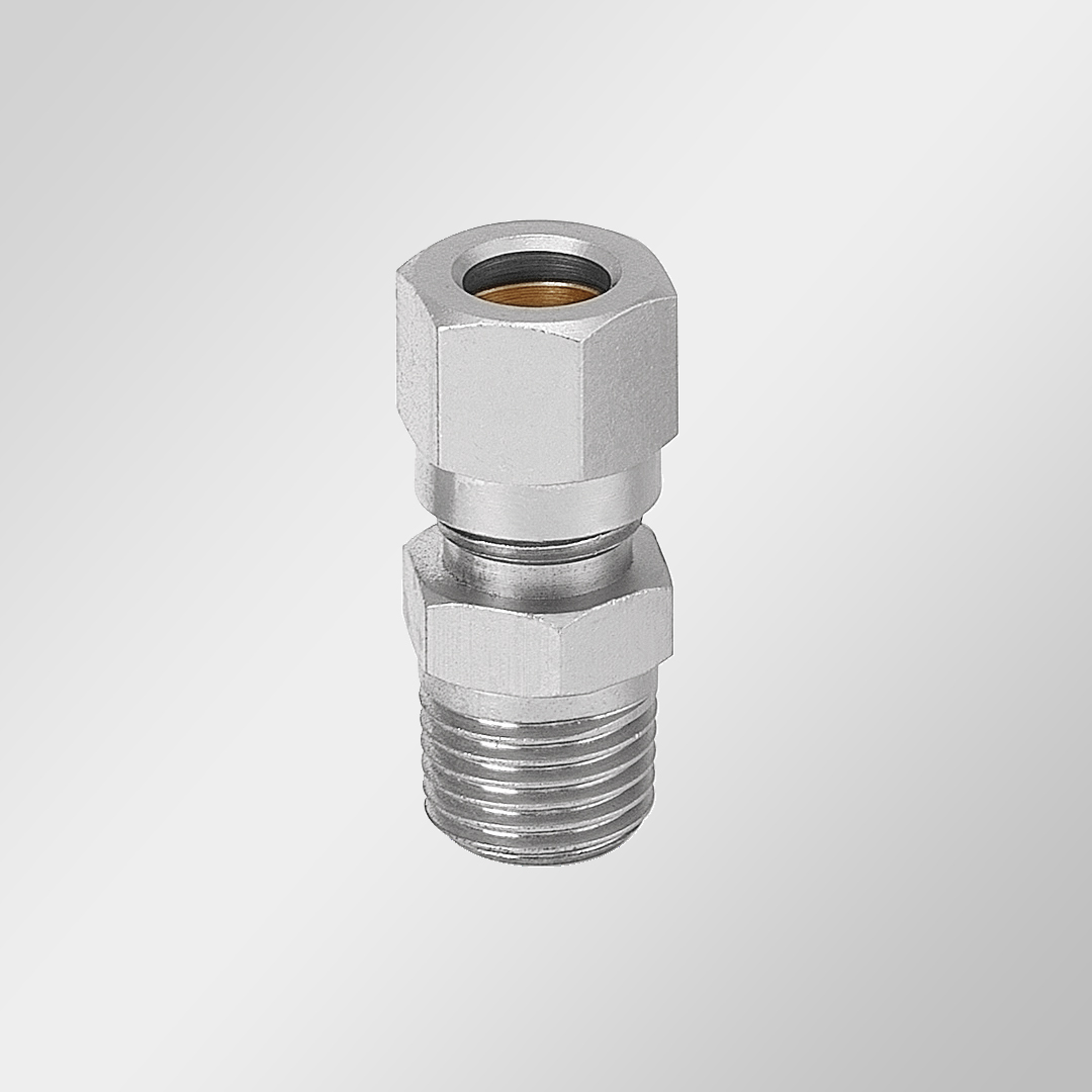 Raccord droit mâle conique Raccord droit mâle conique BSPT – Image 1