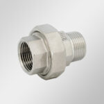 Raccord union inox à portée conique mâle/femelle