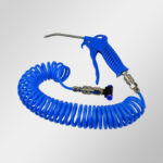 Pistolet soufflant pneumatique avec tuyau spiralé 5m + connecteur T